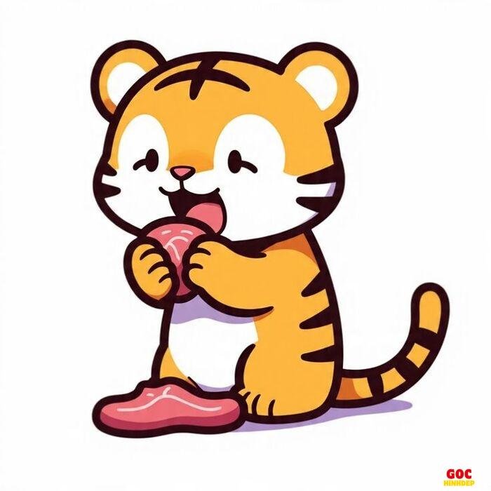 hổ chibi cute dễ thương