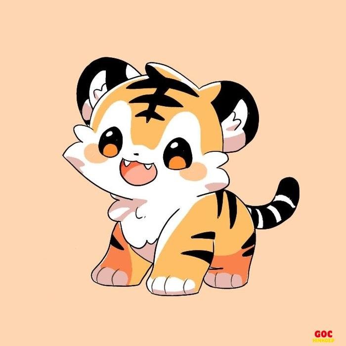 hổ chibi sticker