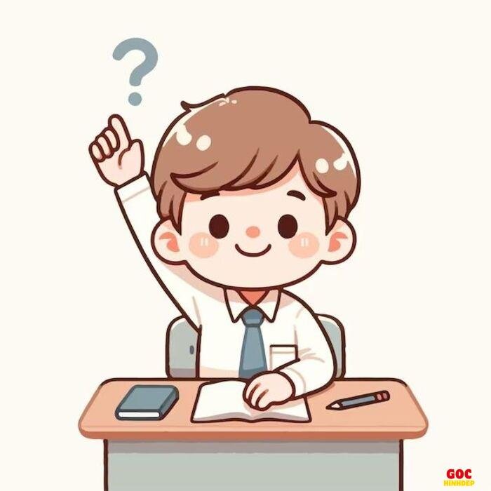 học sinh chibi đáng yêu nhẹ nhàng