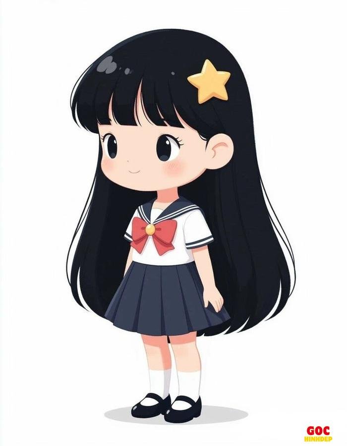 học sinh chibi làm avatar