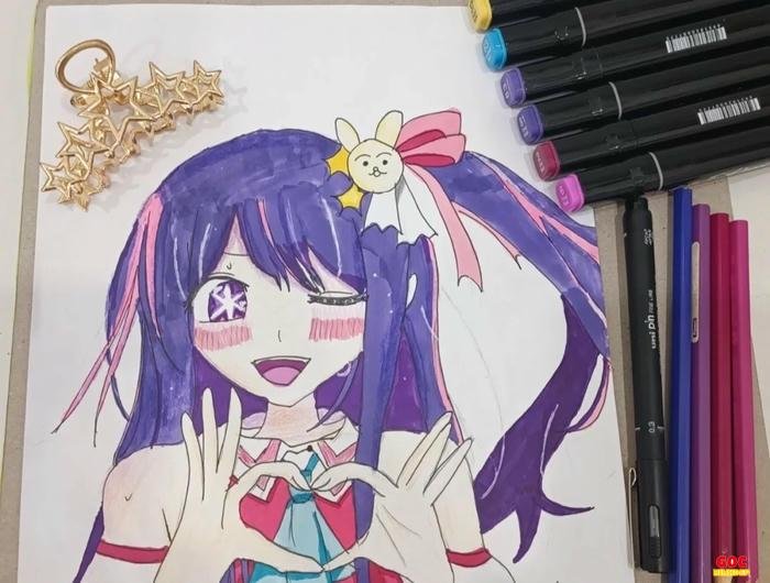 hoshino ai tông màu tím