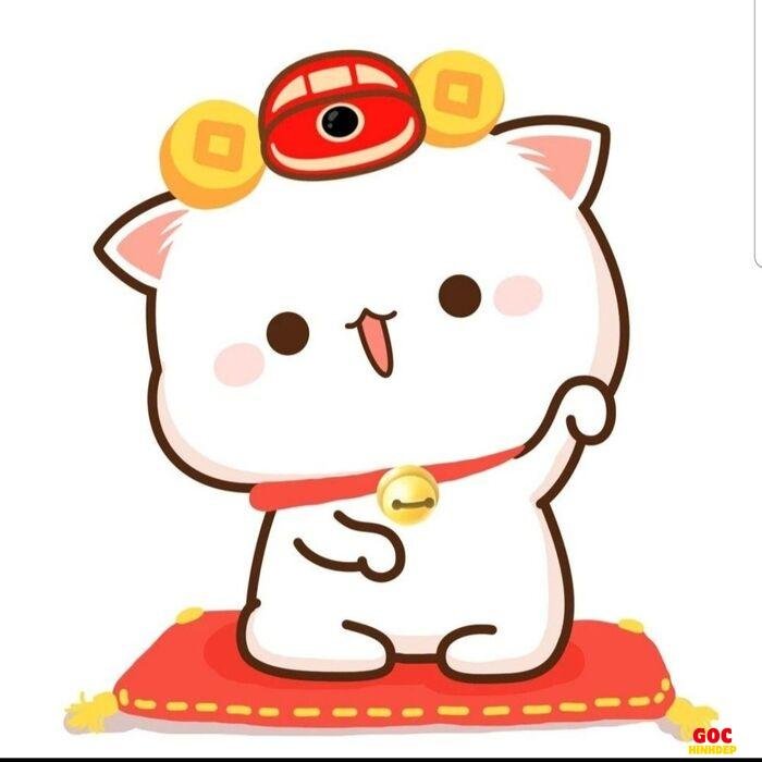 ình mèo thần tài chibi dễ dùng