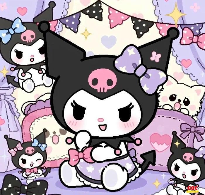 kuromi phiên bản nghệ thuật