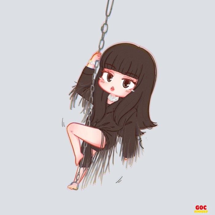 lisa chibi ngộ nghĩnh cute