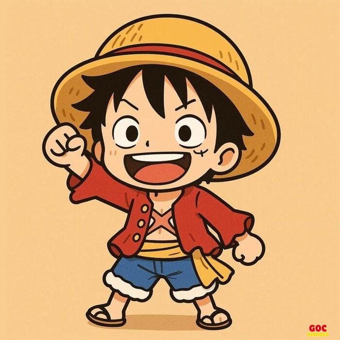 luffy chibi phong cách dễ thương nhất