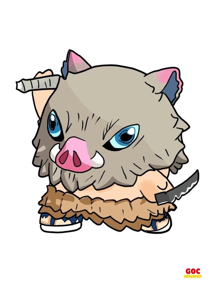 mặt nạ heo của inosuke