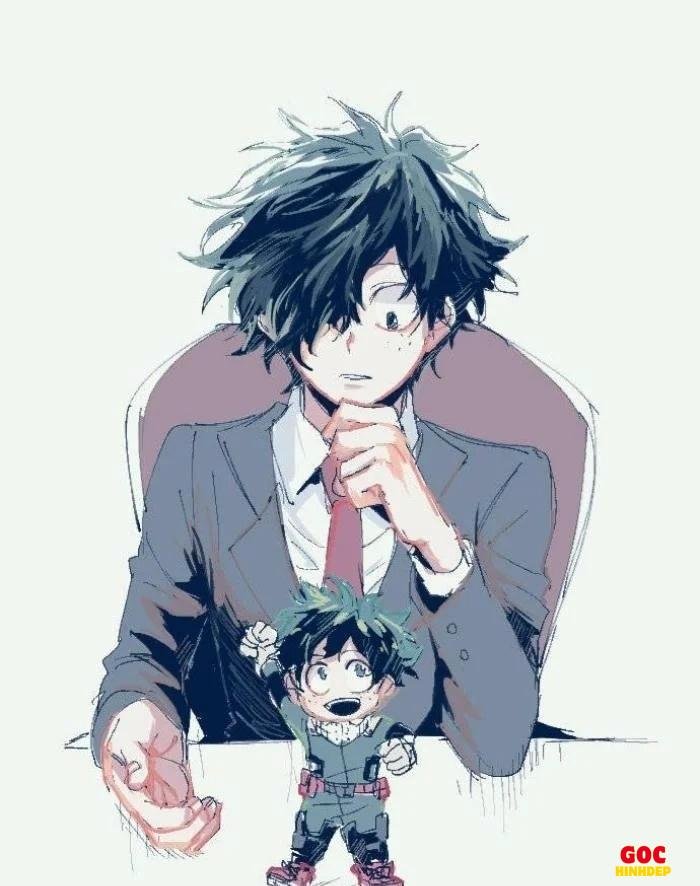 mẫu deku chân thực nét