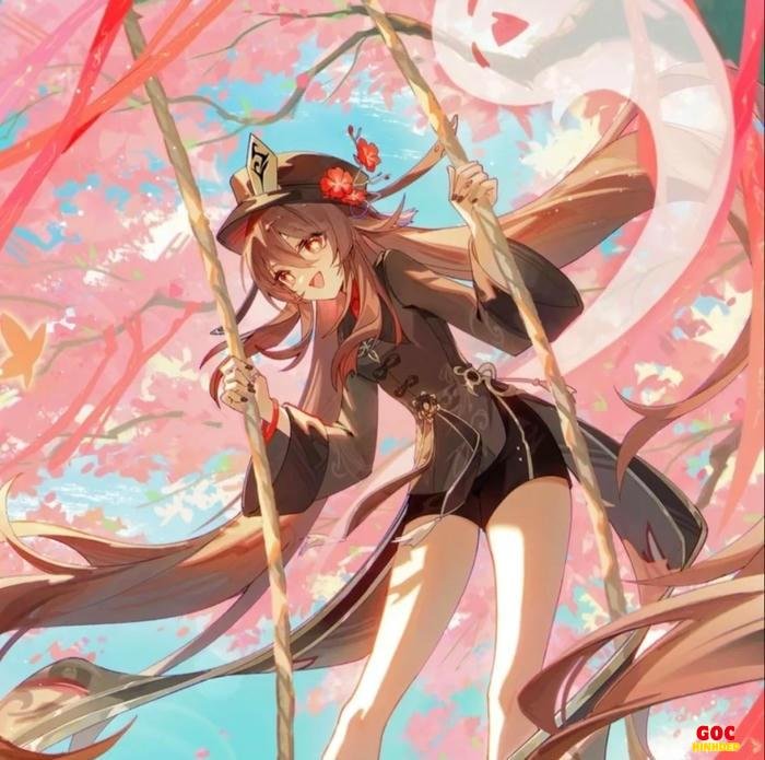 mẫu vẽ hu tao đẹp