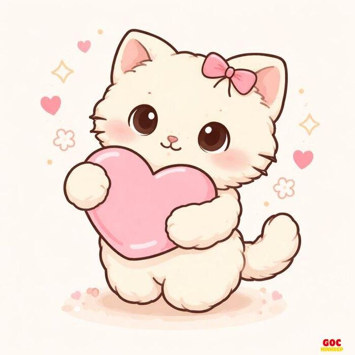 mèo chibi búp bê giấy