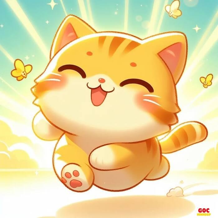 mèo chibi dễ vẽ