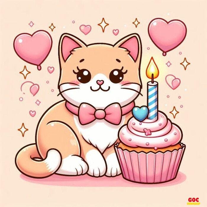 mèo chibi hoạt hình