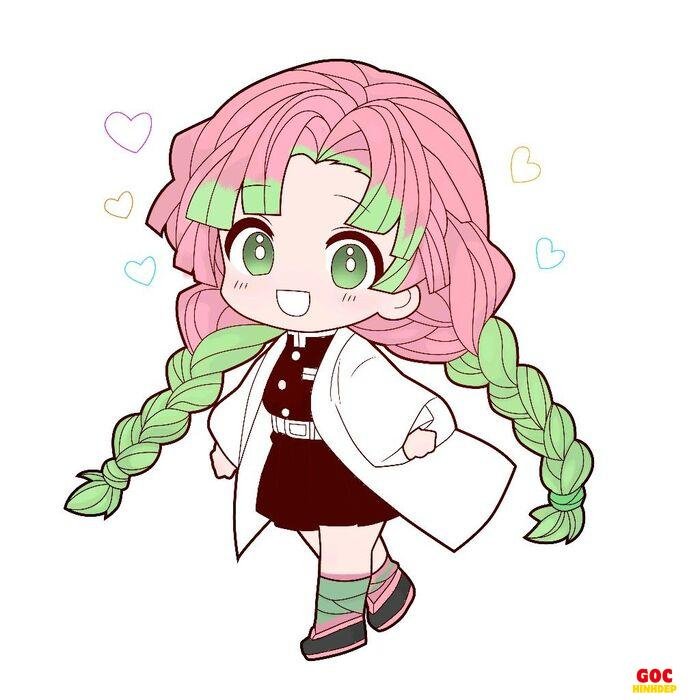 mitsuri chibi minh họa