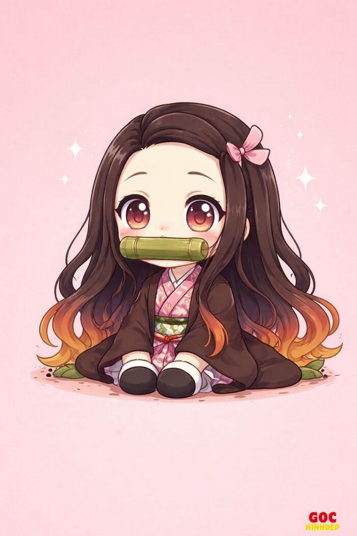 nezuko chibi mini nhỏ xinh