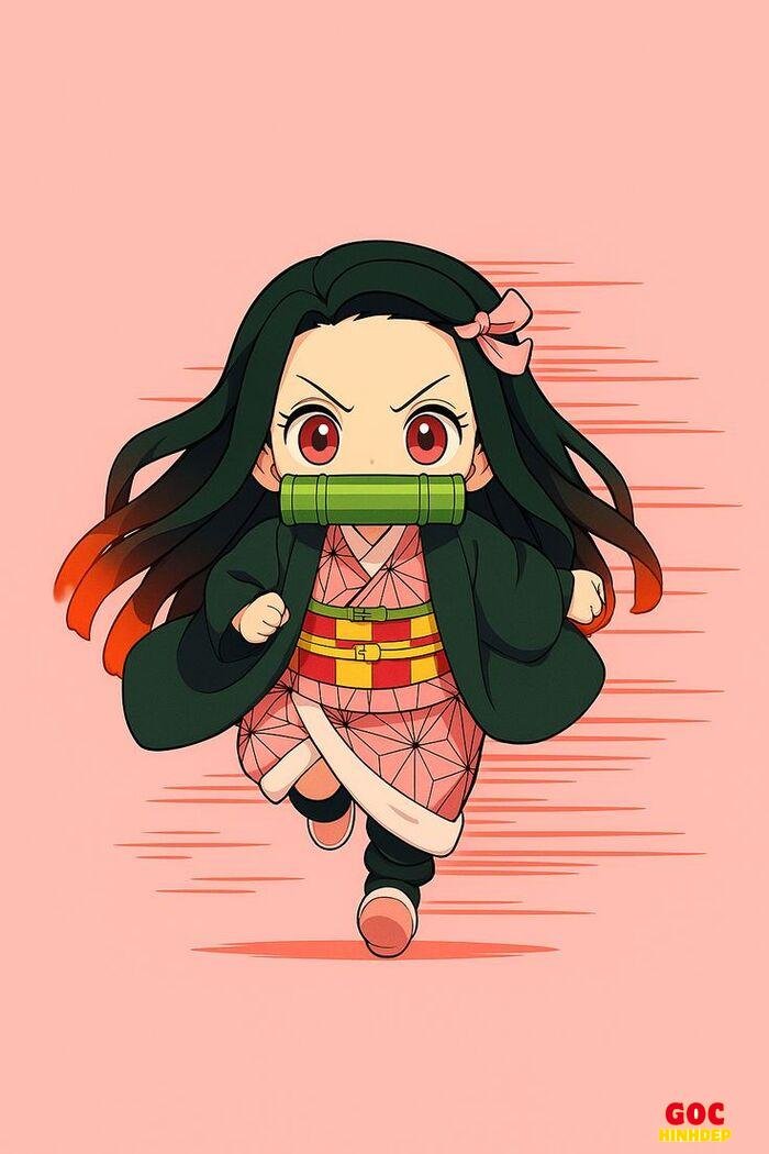 nezuko chibi nhẹ nhàng