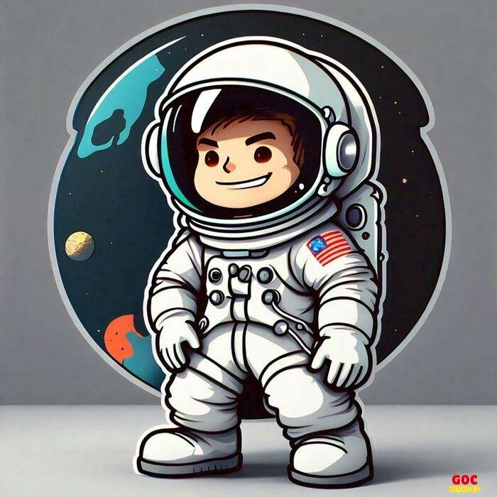 phi hành gia chibi avatar