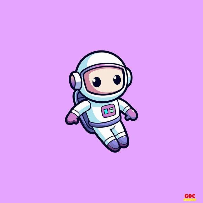 phi hành gia chibi sáng tạo