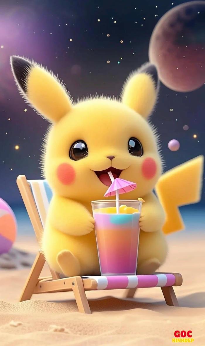 pikachu phong cách anime 2d