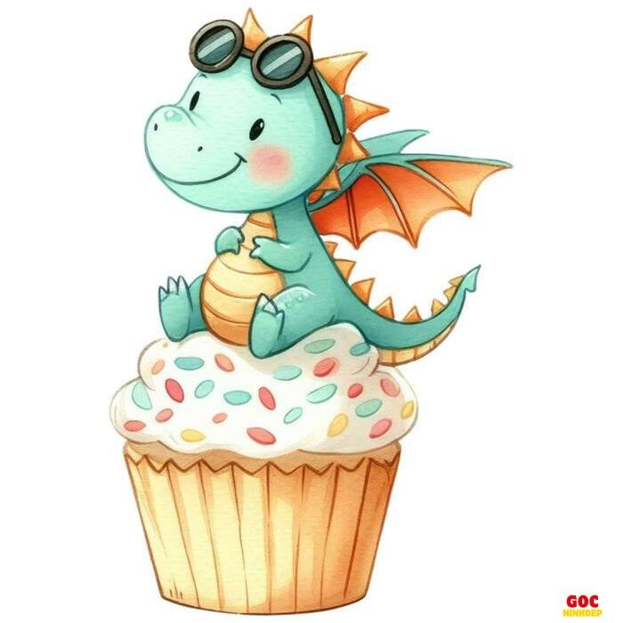 rồng chibi hình nền