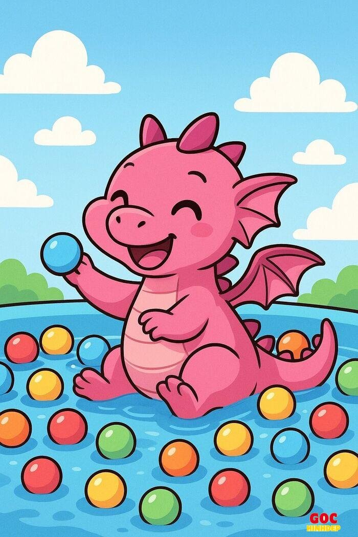 rồng chibi nghịch