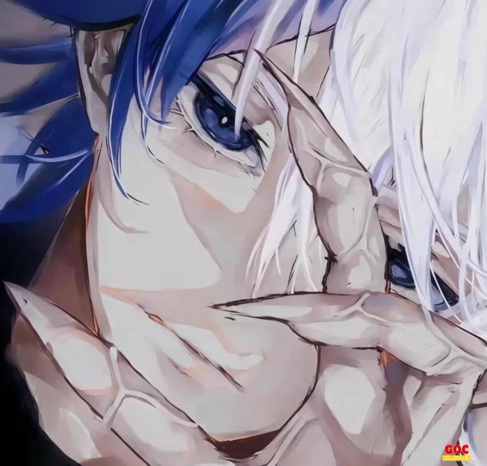 sắc màu trắng tím killua