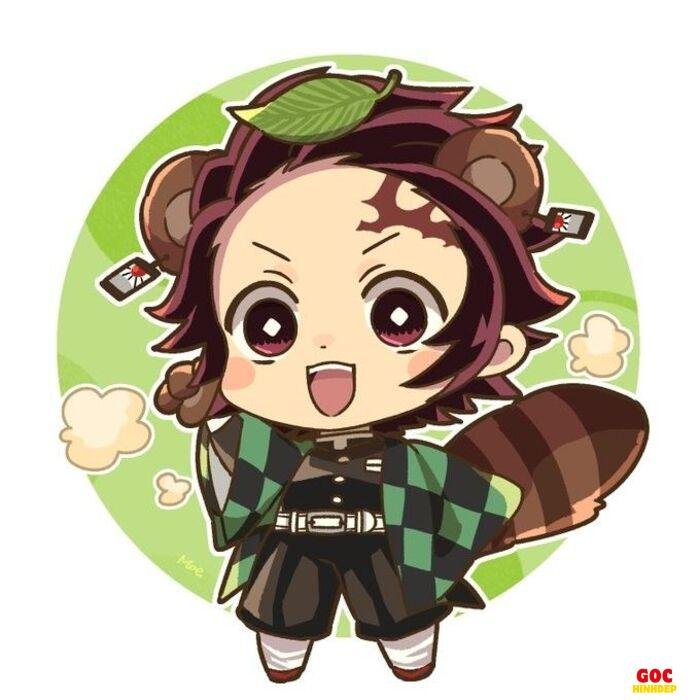 tanjiro chibi dễ vẽ xinh