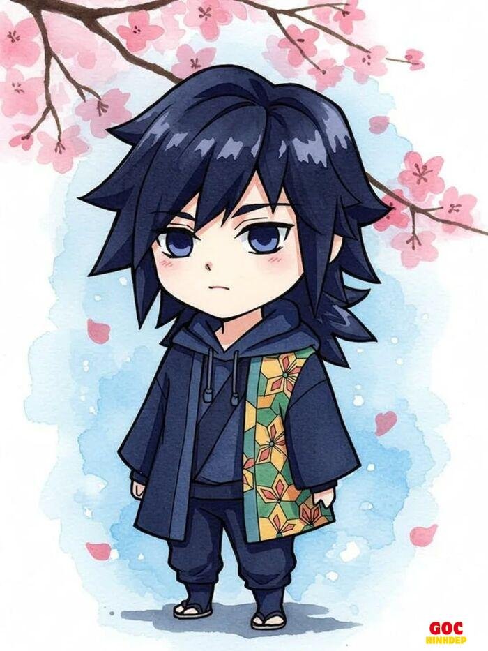 thanh gươm diệt quỷ chibi dễ thương