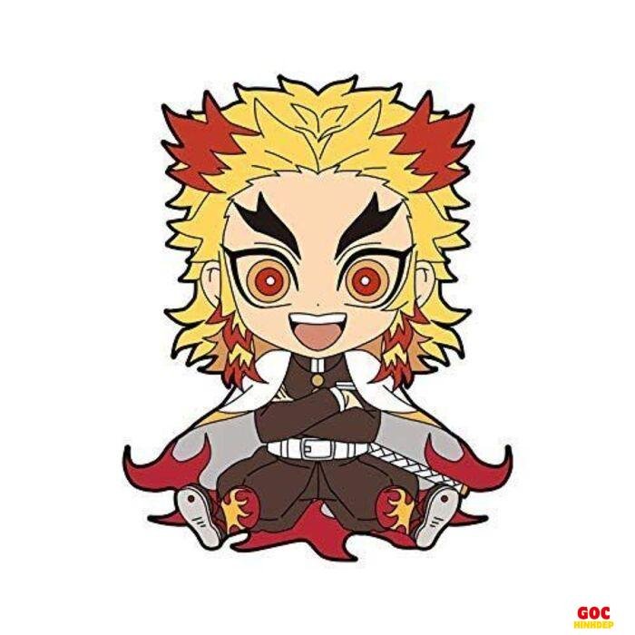 thanh gươm diệt quỷ chibi màu pastel