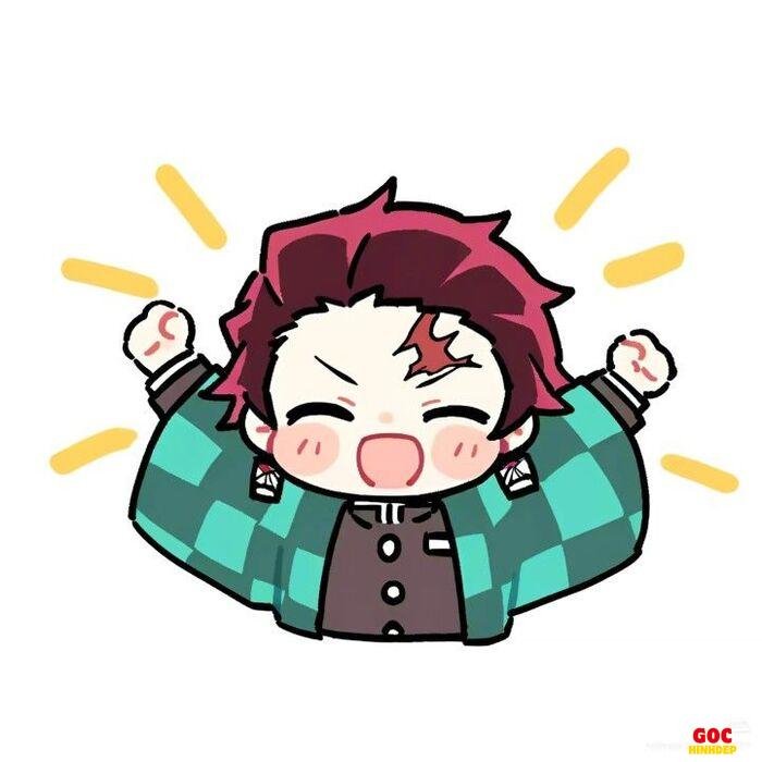 thanh gươm diệt quỷ chibi nhìn là thích