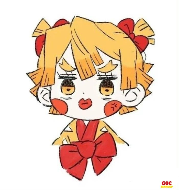 thanh gươm diệt quỷ chibi nhỏ xinh