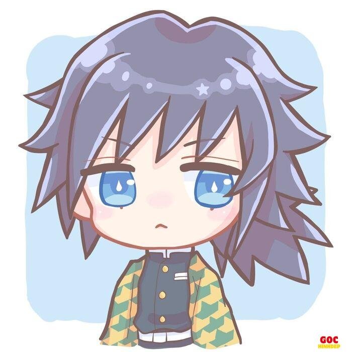 thanh gươm diệt quỷ chibi phong cách anime