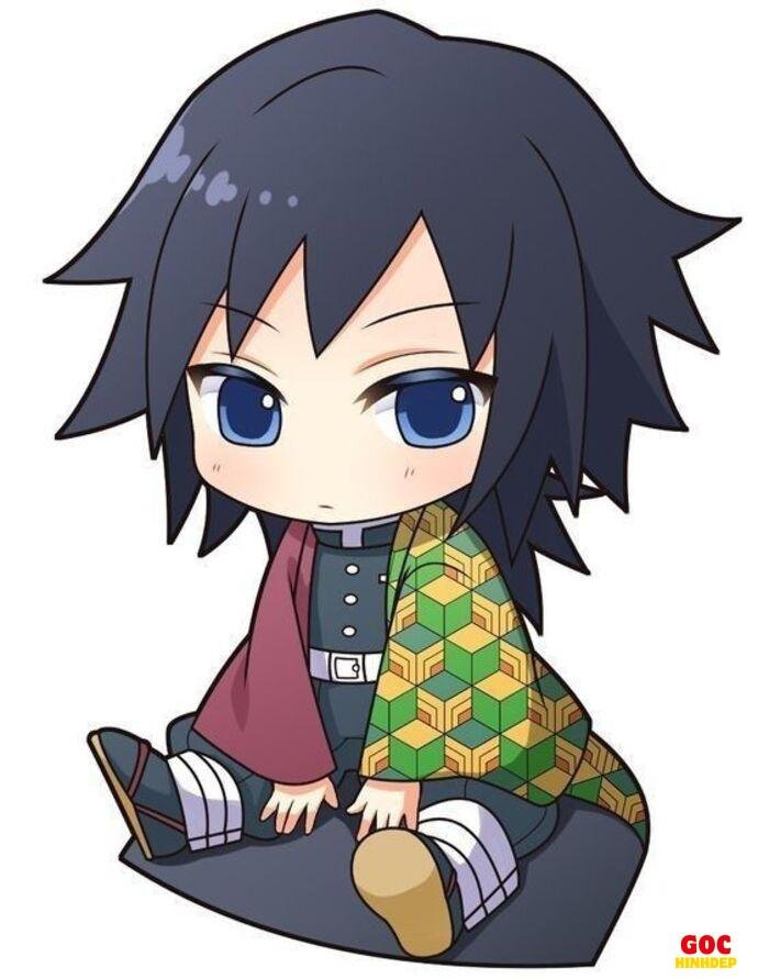 thanh gươm diệt quỷ chibi trang trí