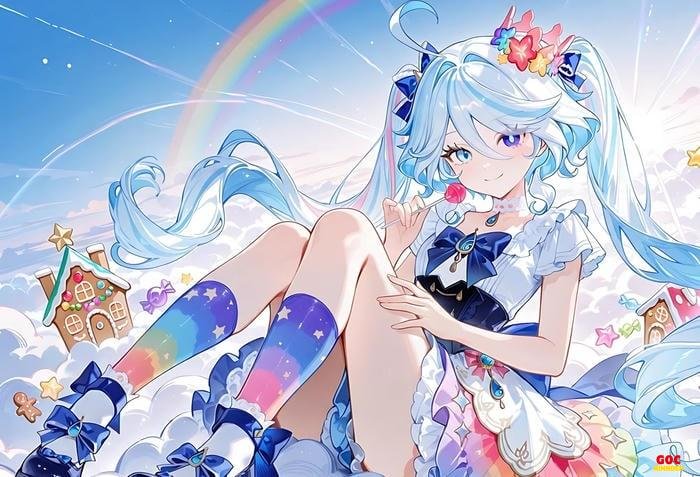 thiết kế nhân vật furina