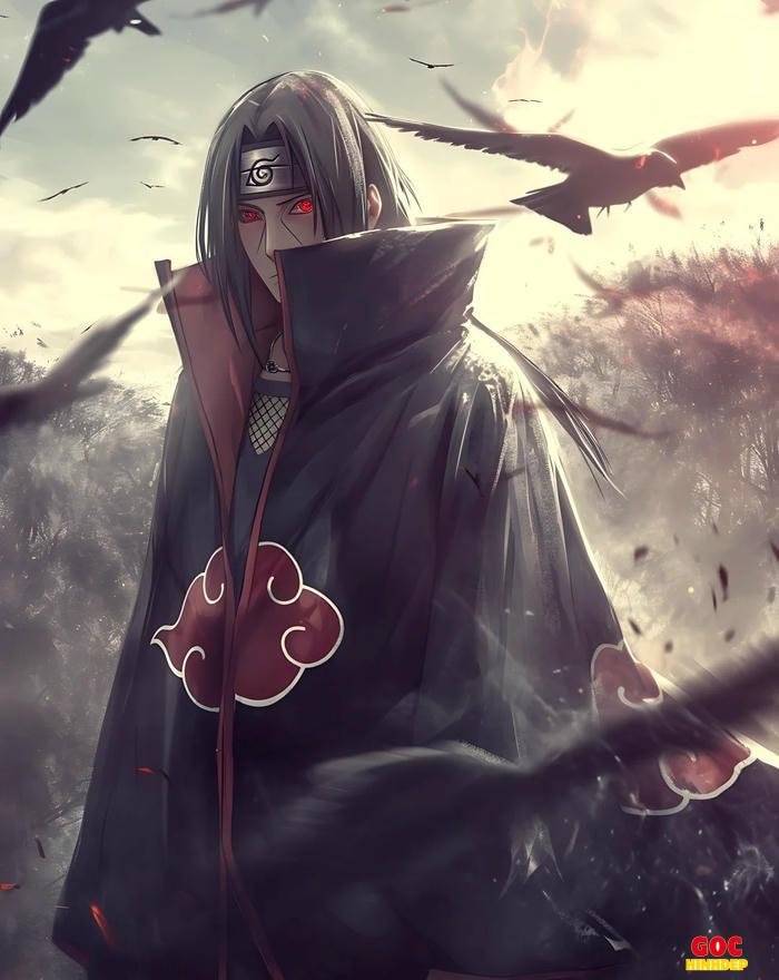 thiết kế nhân vật itachi