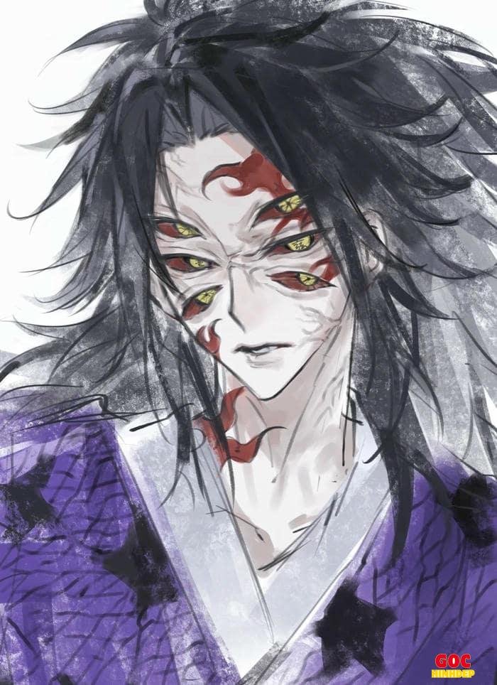 thiết kế nhân vật kokushibou