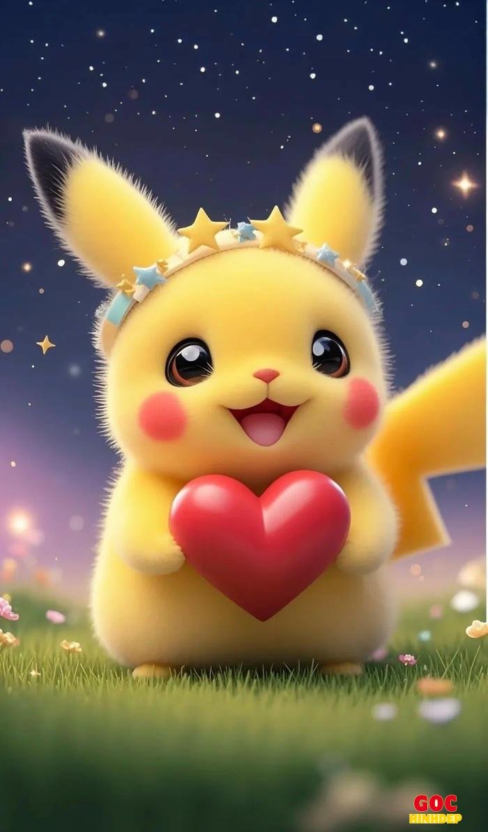 1001+ Ảnh Pikachu cute, đáng yêu và sắc nét nhất thế giới