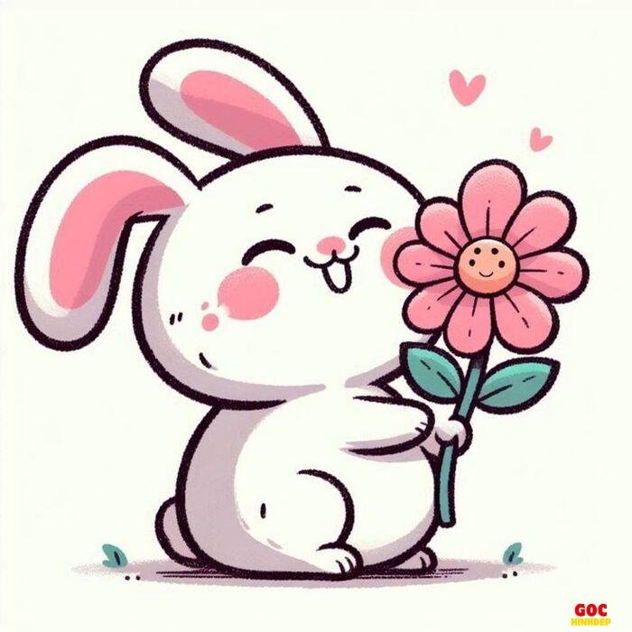 thỏ chibi avatar cute