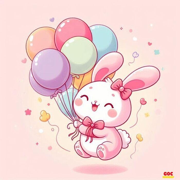 thỏ chibi avatar xinh yêu