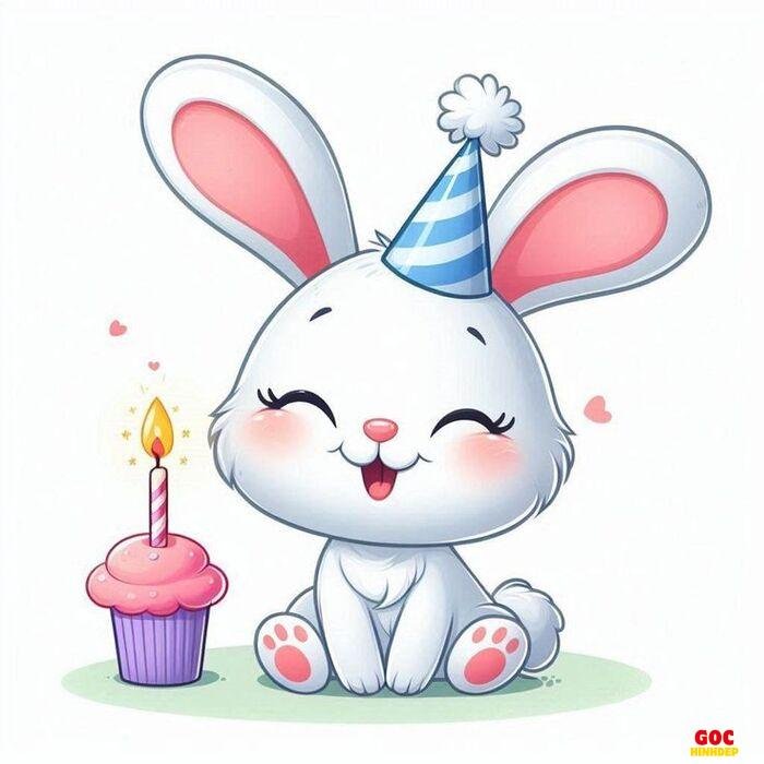 thỏ chibi avatar xinh