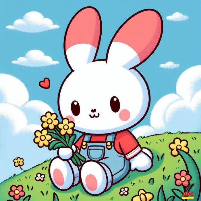 thỏ chibi đáng yêu