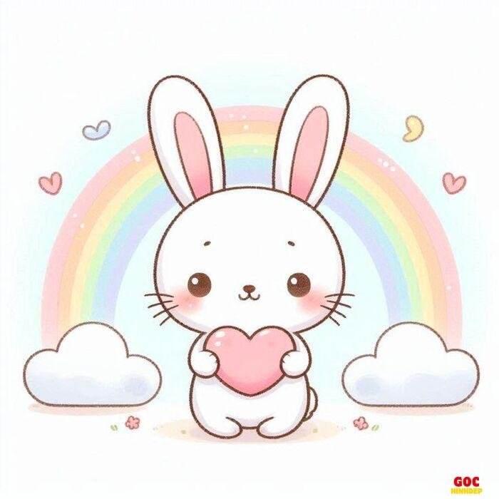 thỏ chibi đơn giản