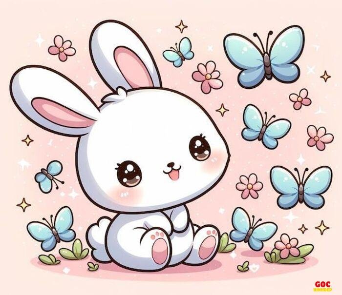 thỏ chibi mini